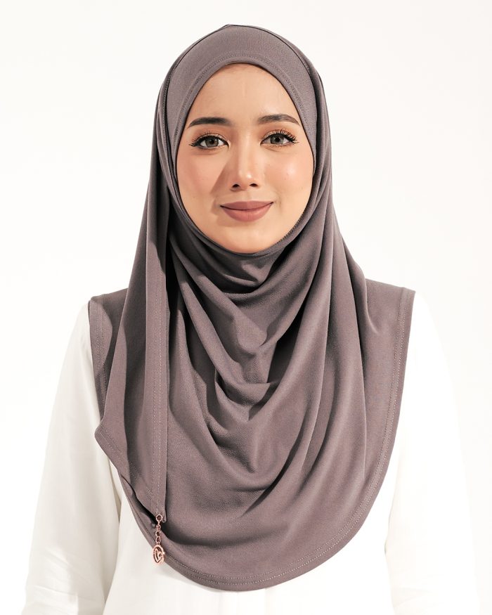 Tudung Sarung Instant Lunia (M) - Canyon Clay