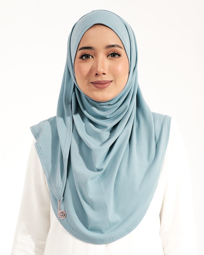 Tudung Sarung Instant Lunia (M) - Sapphire Blue
