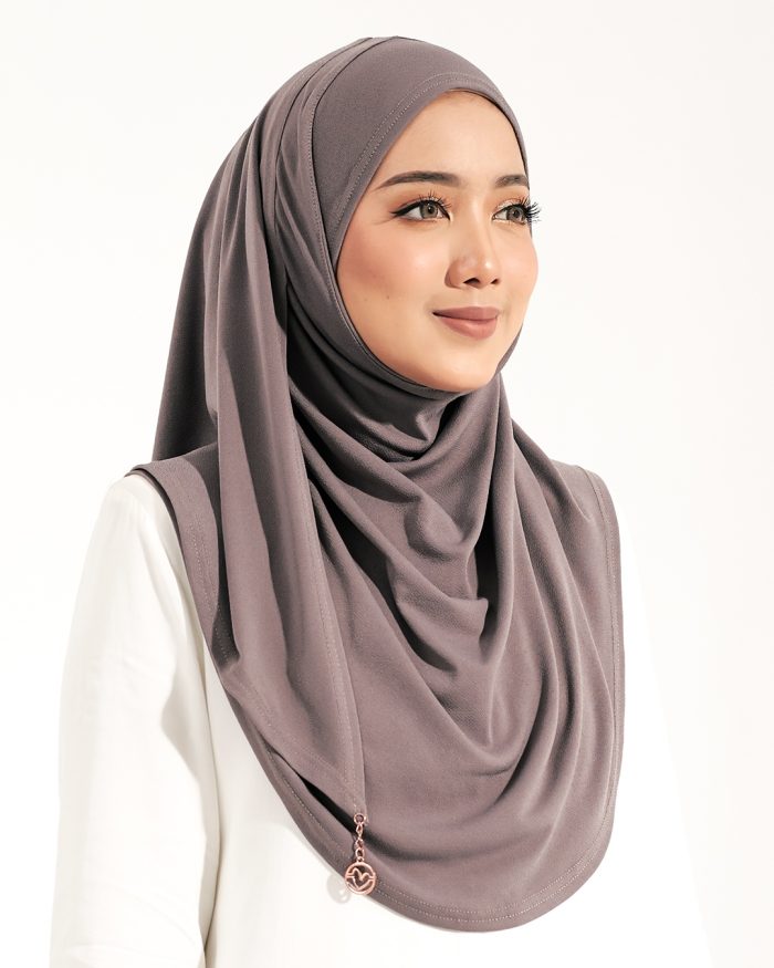 Tudung Sarung Instant Lunia (M) - Canyon Clay - Image 2