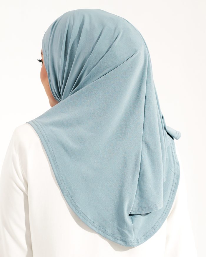 Tudung Sarung Instant Lunia (M) - Sapphire Blue - Image 4