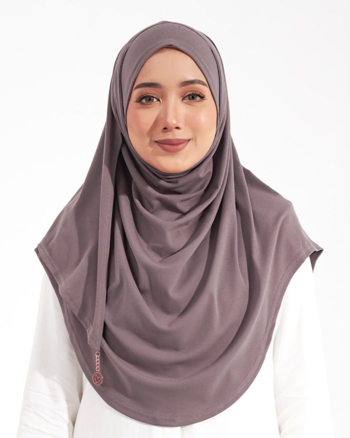 Tudung Sarung Instant Lunia (L) - Canyon Clay
