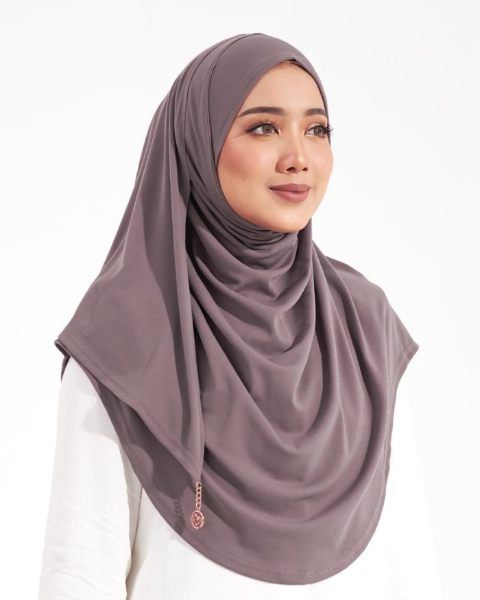 Tudung Sarung Instant Lunia (L) - Canyon Clay - Image 2