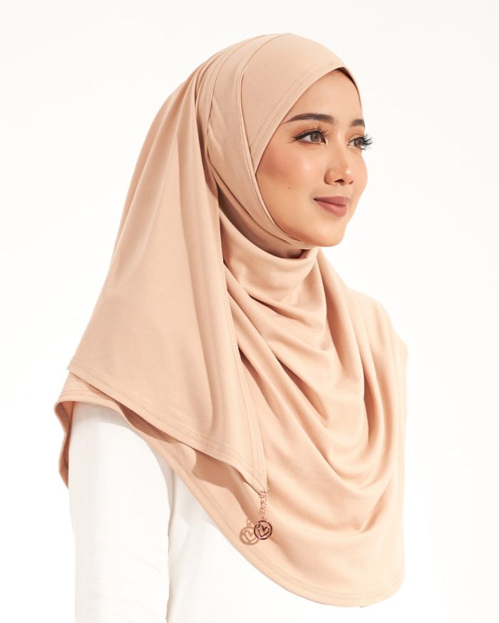 Tudung Sarung Instant Lunia (L) - Chestertown Buff - Image 2