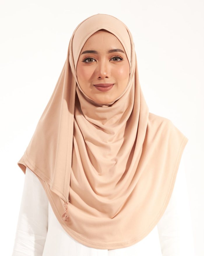 Tudung Sarung Instant Lunia (L) - Chestertown Buff