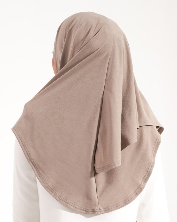 Tudung Sarung Instant Lunia (L) - Chestnut Butter - Image 4