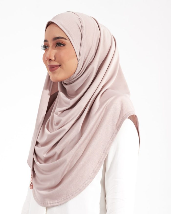 Tudung Sarung Instant Lunia (L) - Hill Damask - Image 3