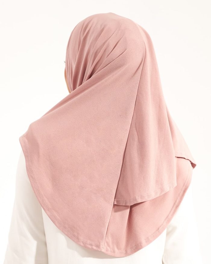 Tudung Sarung Instant Lunia (L) - Rose Pink - Image 4