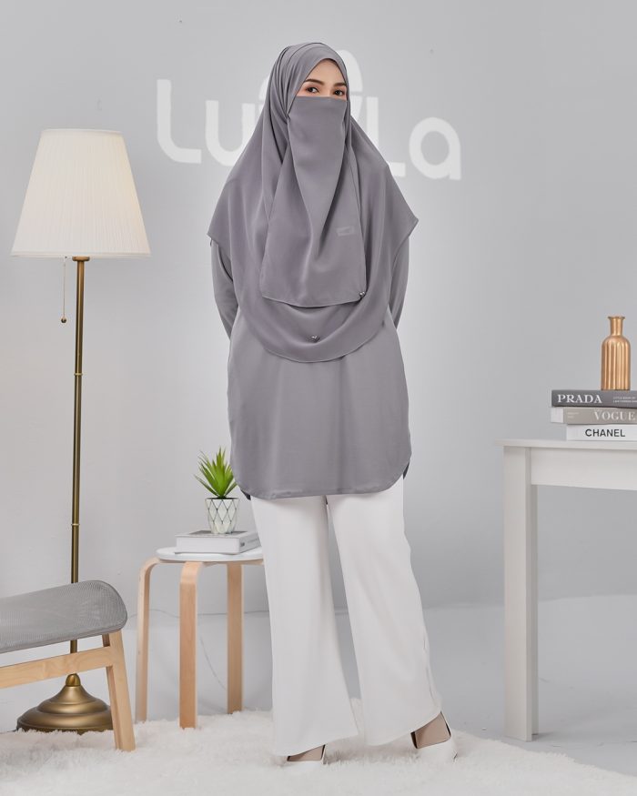 Blouse Laiqa - Cloudy Grey - Image 2