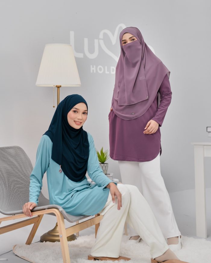 Blouse Laiqa - Powder Blue - Image 6