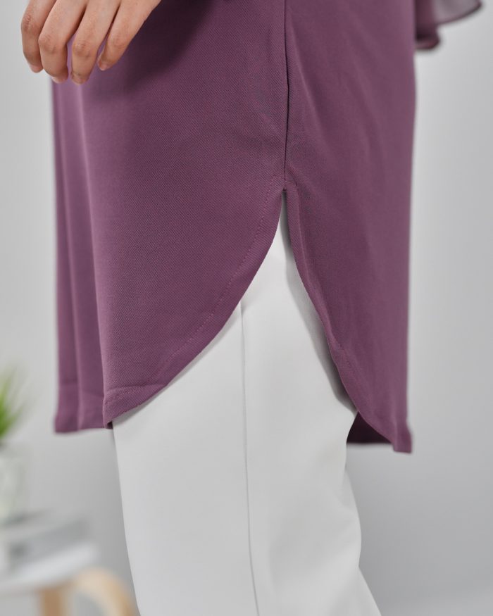 Blouse Laiqa - Plum Purple - Image 5