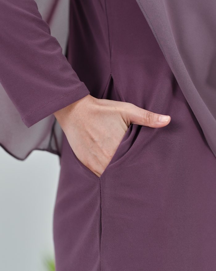 Blouse Laiqa - Plum Purple - Image 4