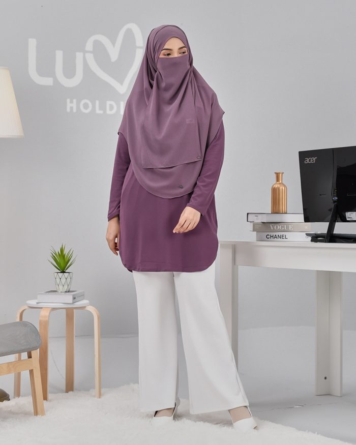 Blouse Laiqa - Plum Purple - Image 2