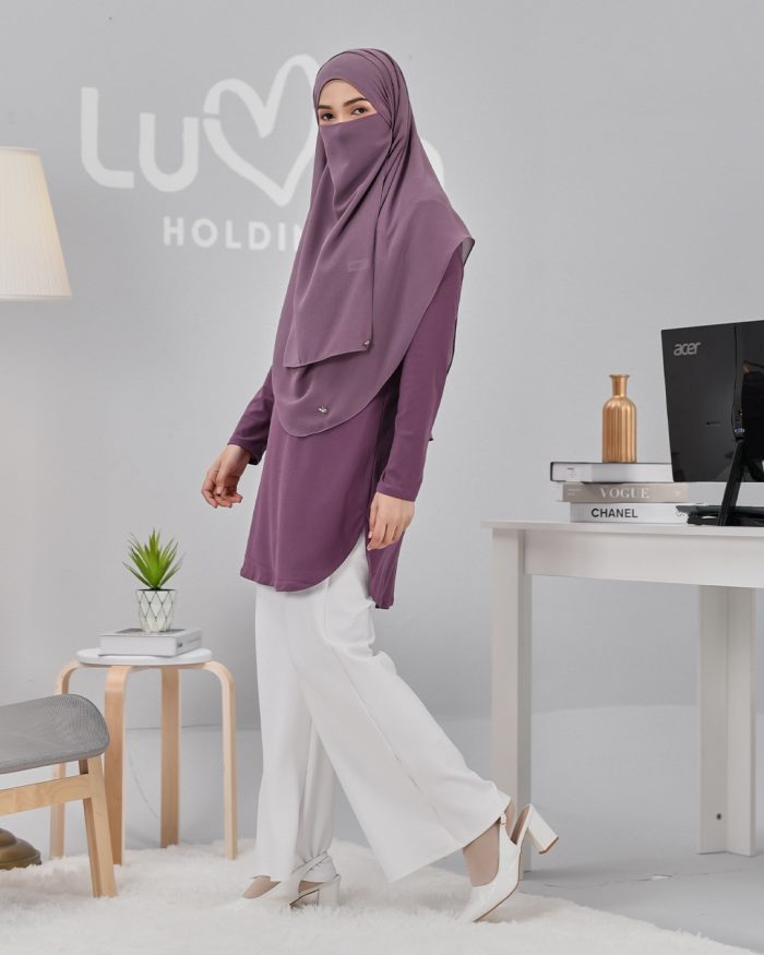 Blouse Laiqa - Plum Purple