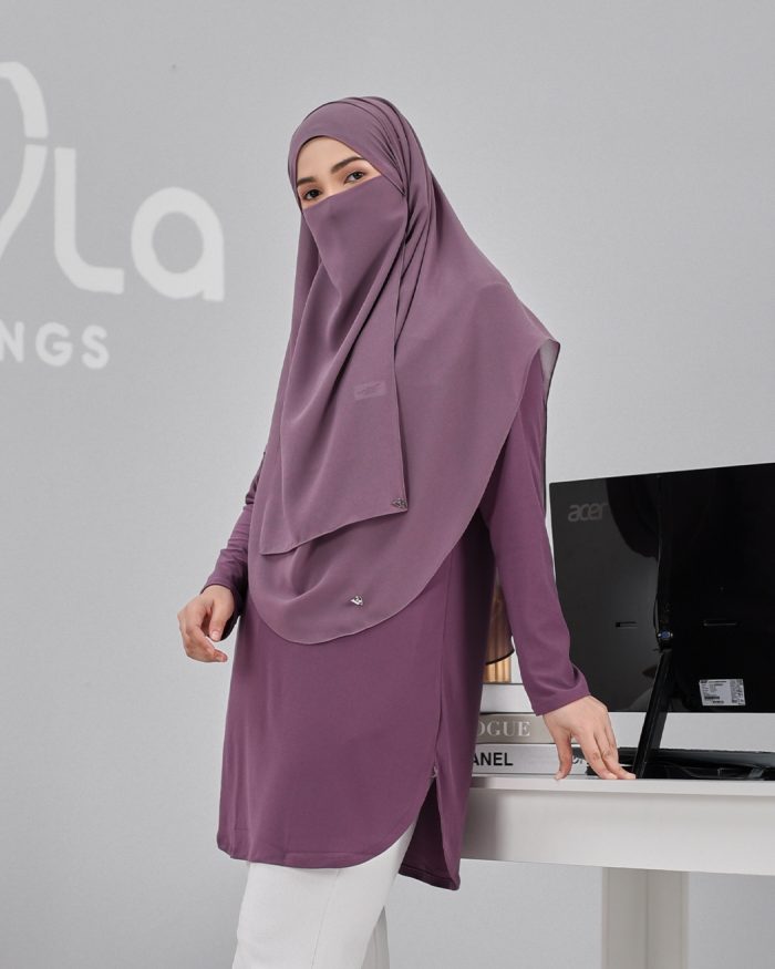 Blouse Laiqa - Plum Purple - Image 3
