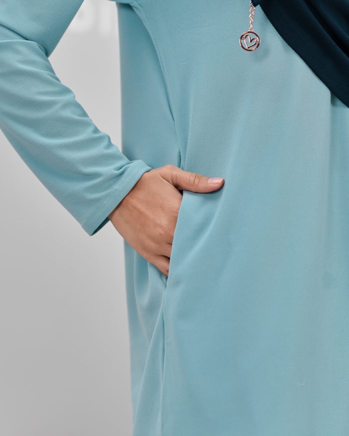 Blouse Laiqa - Powder Blue - Image 4