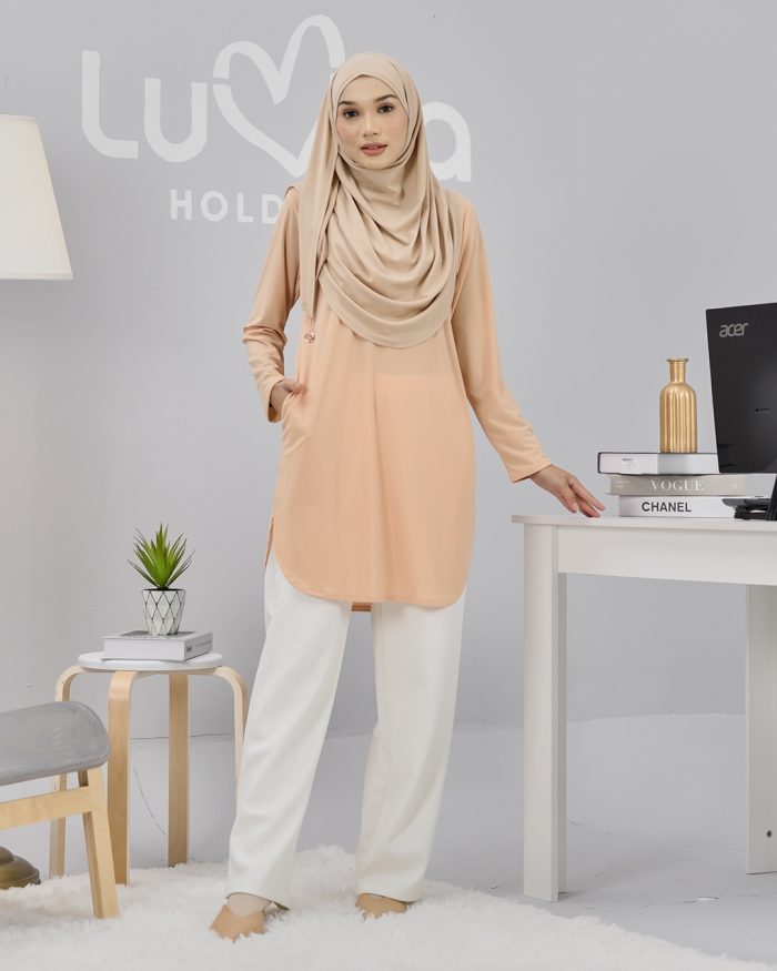 Blouse Laiqa - Apricot Peach