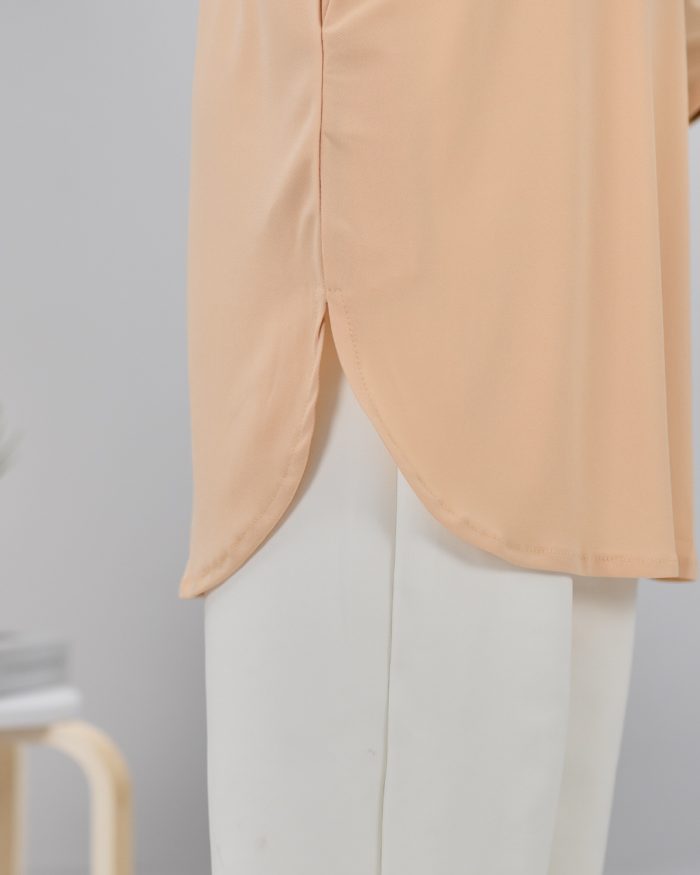 Blouse Laiqa - Apricot Peach - Image 5