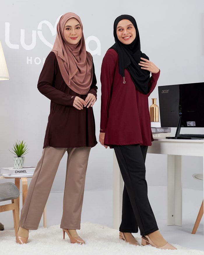 Blouse Luv Lia 2.0 - Red Velvet - Image 5
