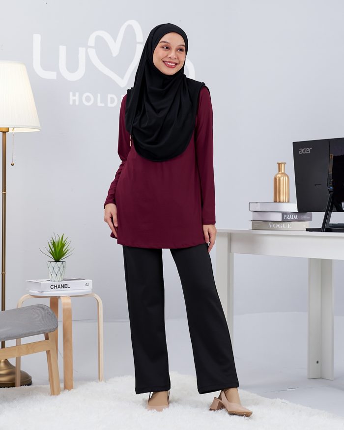 Blouse Luv Lia 2.0 - Red Velvet - Image 2