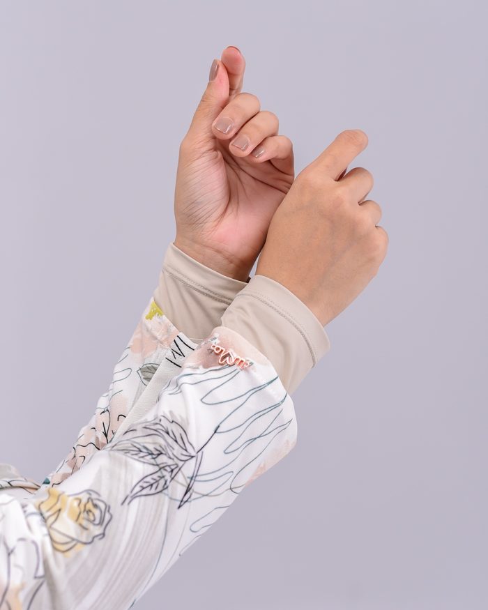 Baju Kurung Lola Printed - Carnation Tea - Image 6