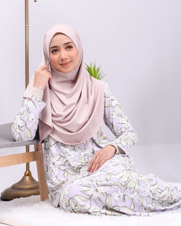 Baju Kurung Lola Printed - Thistle Lily - Image 4