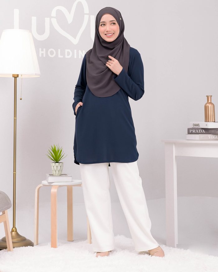 Blouse Laiqa - Midnight Blue - Image 2