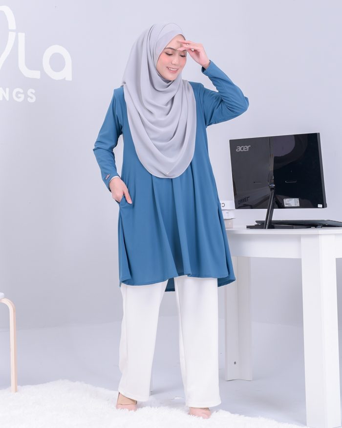 Blouse Lavina 2.0 - Adriatic Teal - Image 4