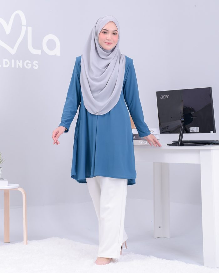 Blouse Lavina 2.0 - Adriatic Teal - Image 3