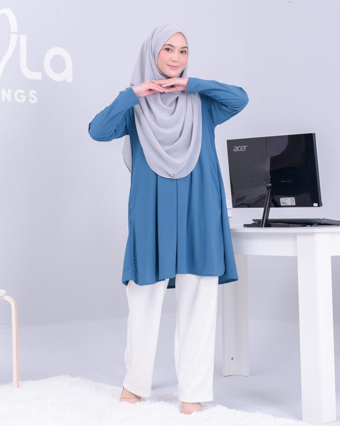 Blouse Lavina 2.0 - Adriatic Teal - Image 5