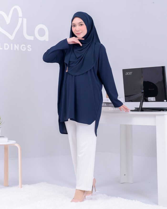 Blouse Laira - Navy Blue