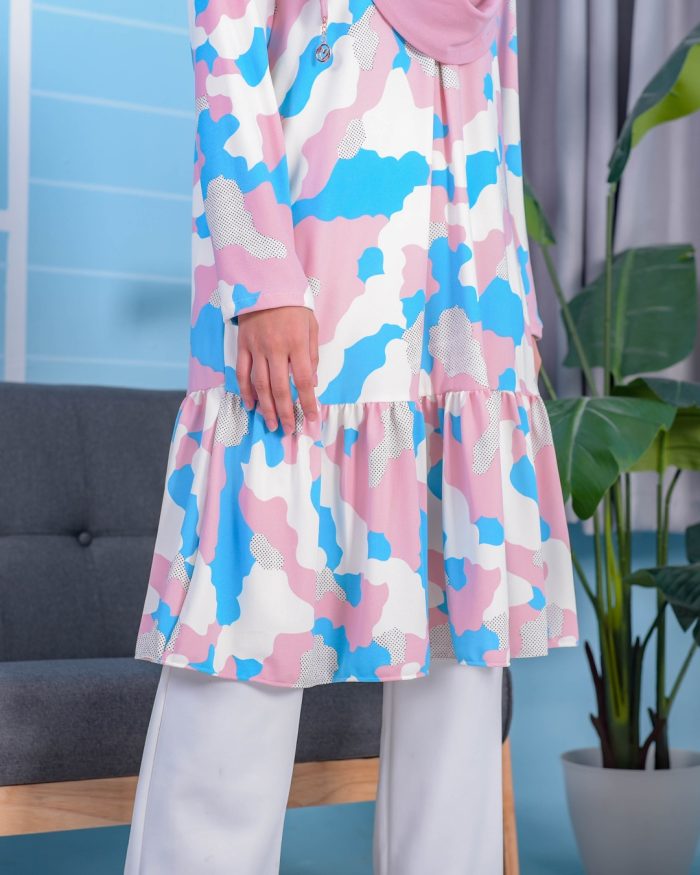 Tunic Ruffle Lendra - Paddle Pop - Image 4