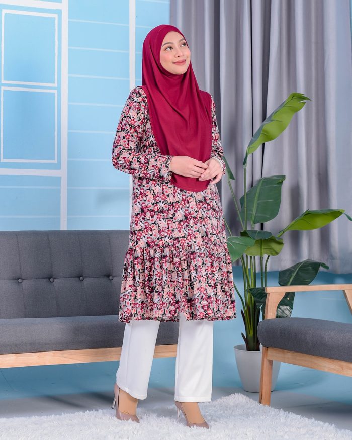 Tunic Ruffle Lendra - Flowery Alyssum - Image 2
