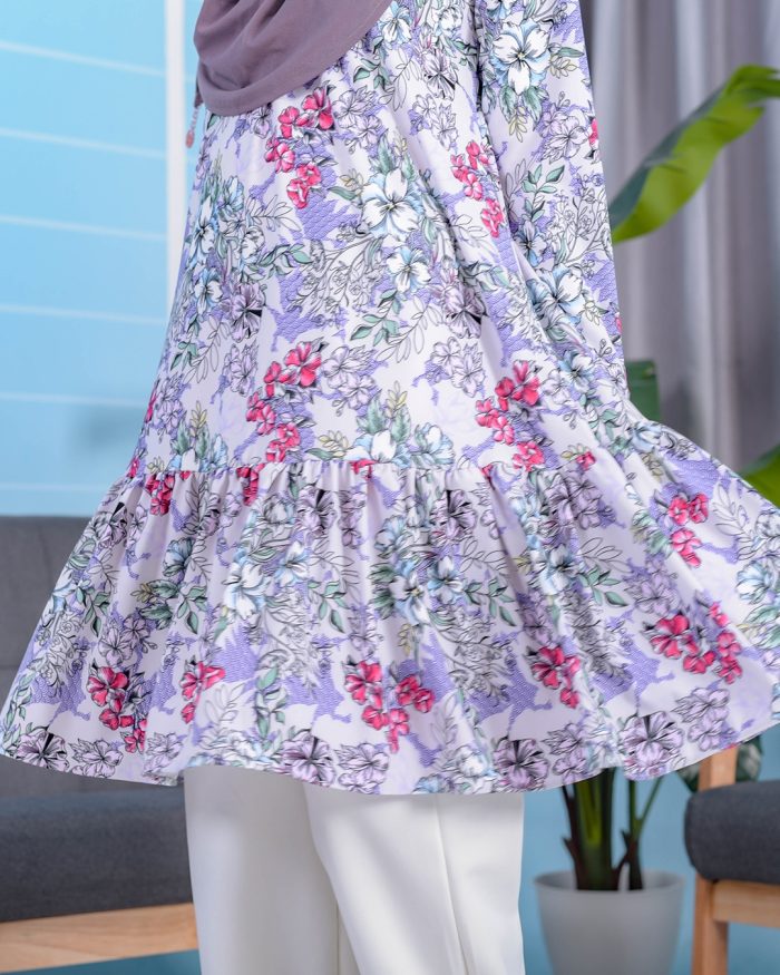Tunic Ruffle Lendra - Orchid Purple - Image 4