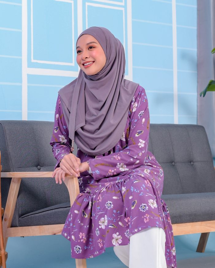 Tunic Ruffle Lendra - Petal Purple - Image 3