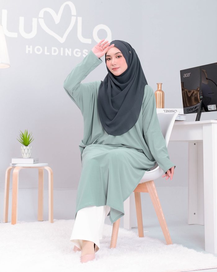 Tunic Leanne 2.0 - Minty Gray - Image 3