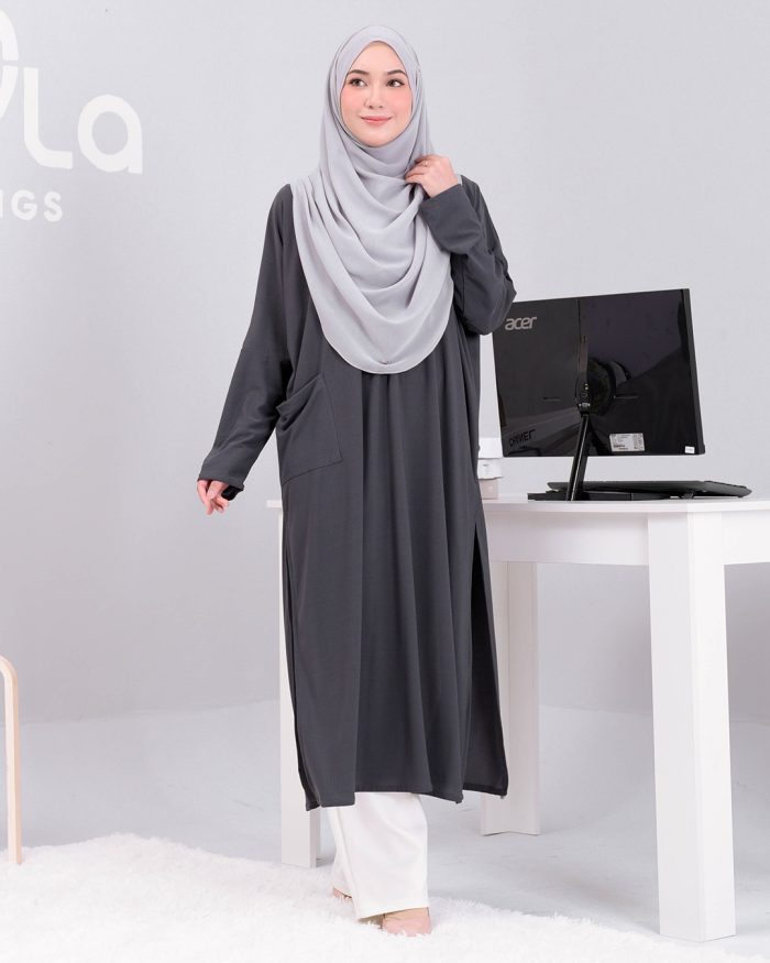 Tunic Leanne 2.0 - Fossil Grey - Image 2