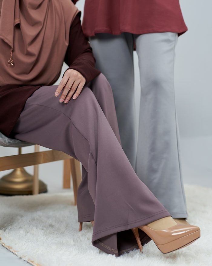 Pants Bootcut Lisha - Light Grey - Image 5