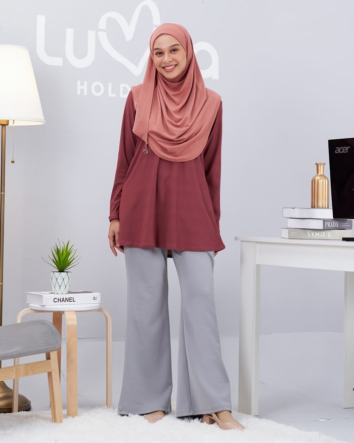 Pants Bootcut Lisha - Light Grey - Image 4