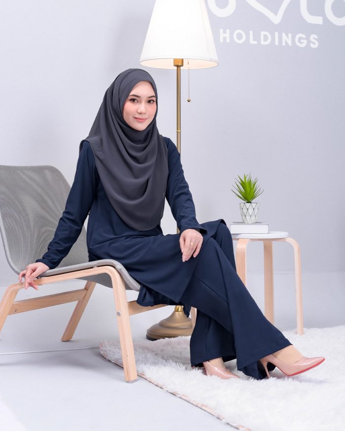 Suit Lubna - Navy Blue - Image 4