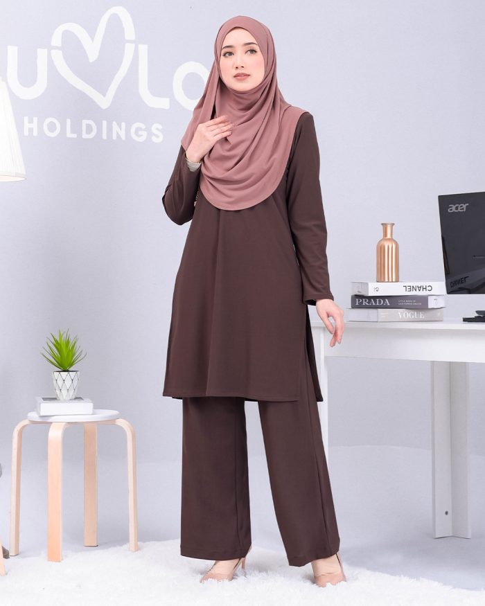 Suit Lubna - Dark Chocolate - Image 2