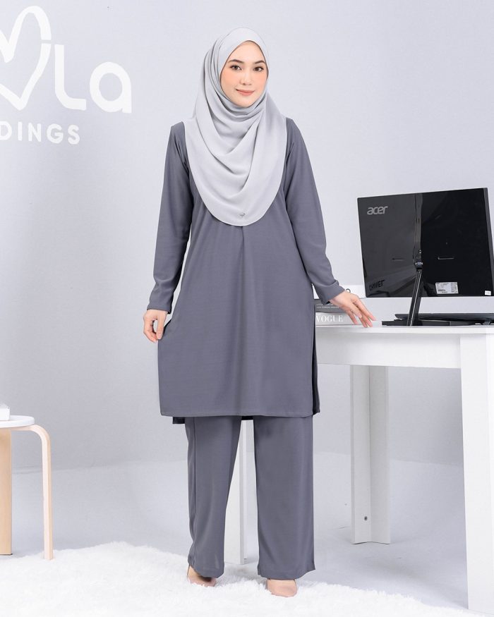 Suit Lubna - Grey - Image 3