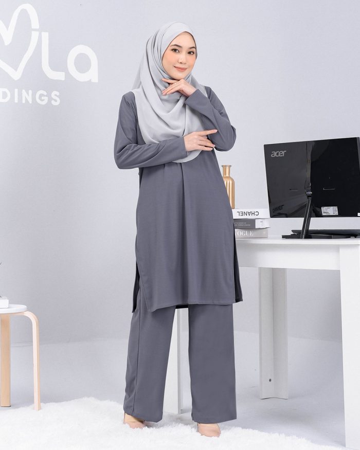 Suit Lubna - Grey - Image 4