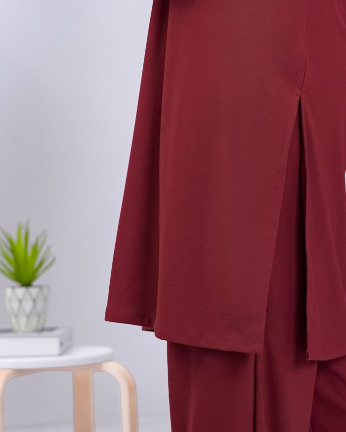 Suit Lubna - Scarlet Red - Image 5