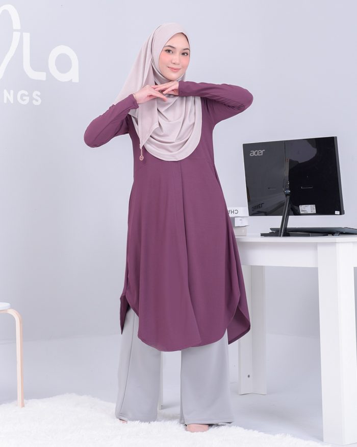 Tunic Lea 2.0 - Sangria Purple