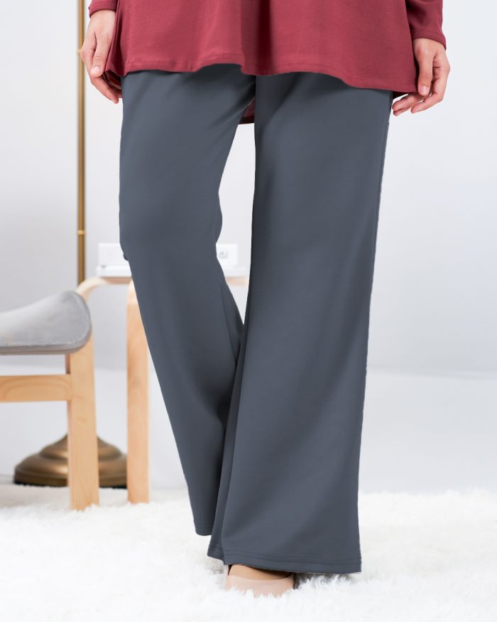 Pants Bootcut Lisha - Pebble Grey