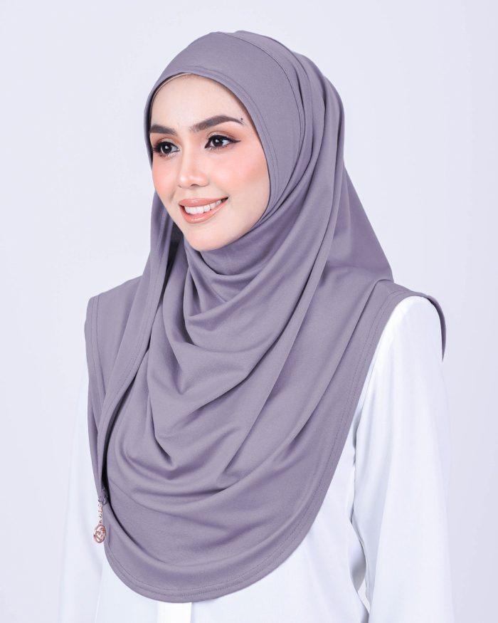 Tudung Sarung Instant Lunia (XL) - Iris Purple