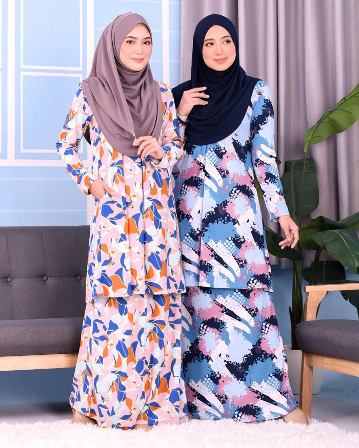 Kurung Lara - Azure Blue - Image 5