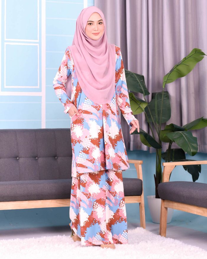 Kurung Lara - Splash Pink - Image 2