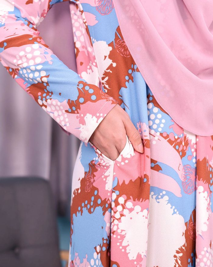 Kurung Lara - Splash Pink - Image 4