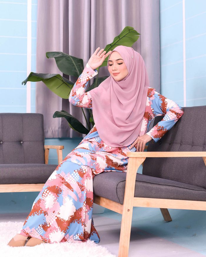 Kurung Lara - Splash Pink - Image 3